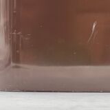 Iconic Kartell 4672 Dark Brown Plastic Paper Basket - Ufficio Tecnico Design