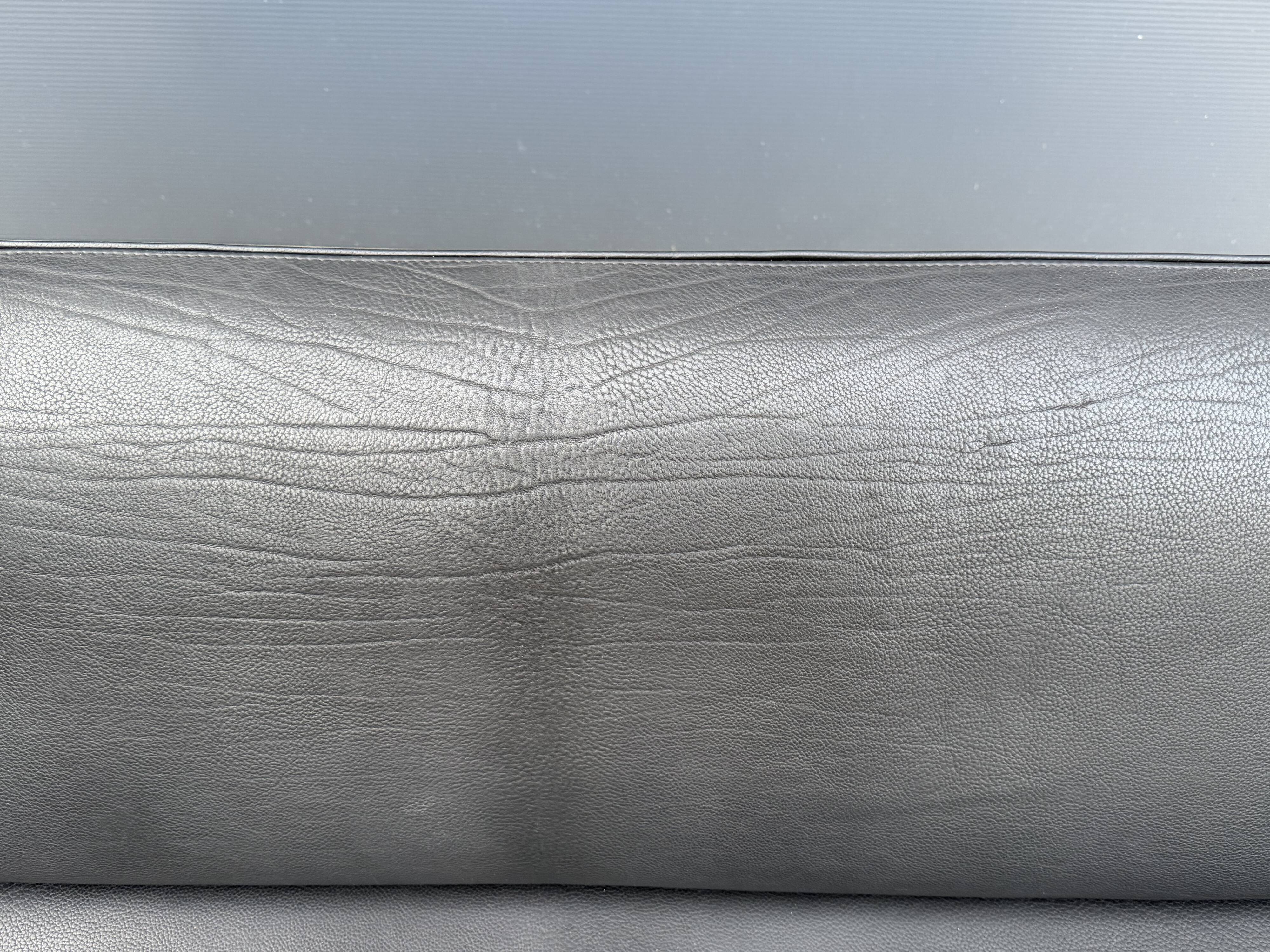 De sede ds-125 3zit zwart buffel leder neck 5mm als nieuw!