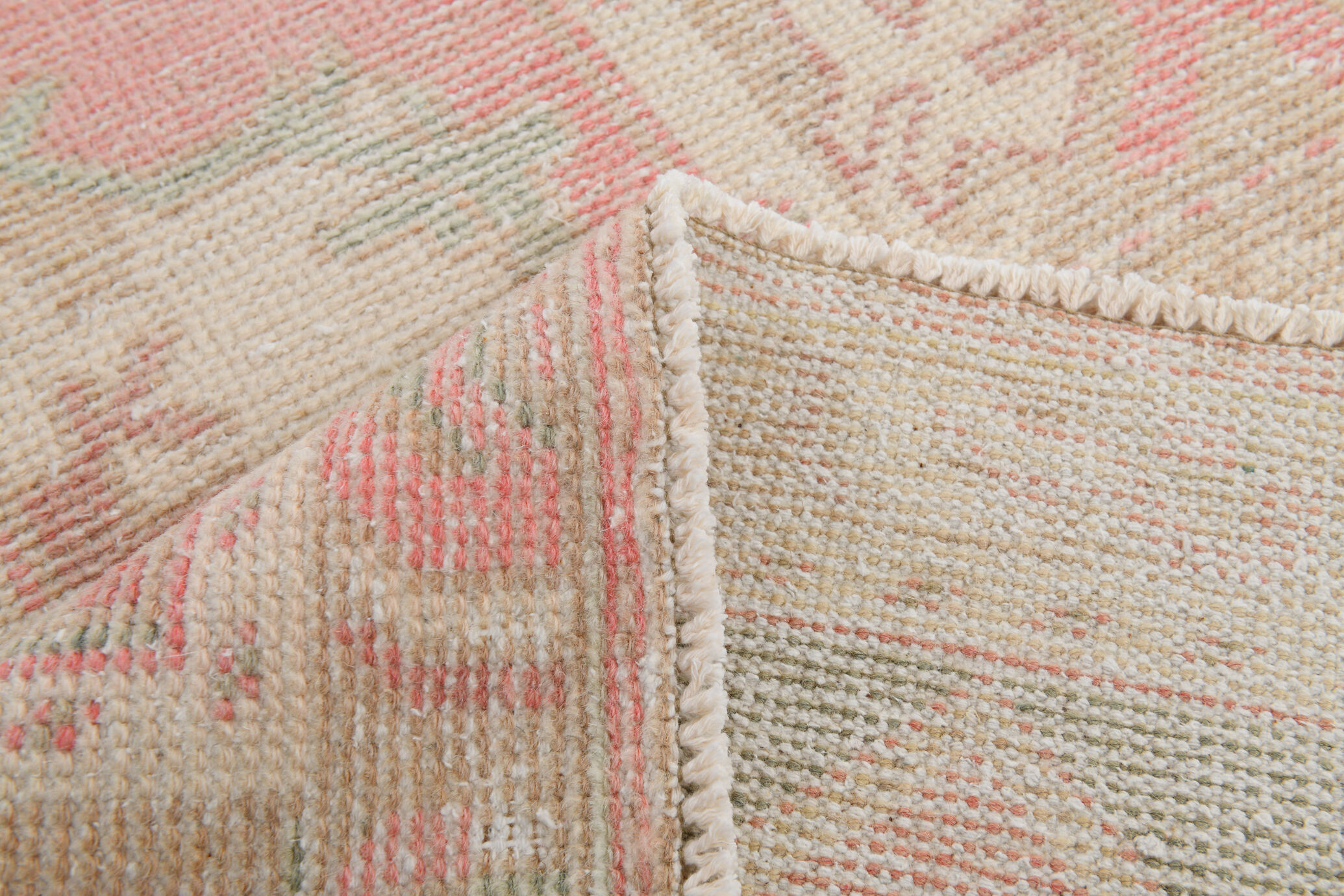 3x10 pale red antique vintage runner rug,90x299cm