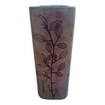 Ceramic vase according to Raymonde Leduc