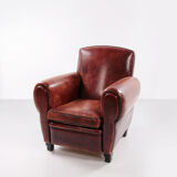 Sheepskin leather armchair from LA lounge atelier