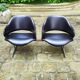 Two Double chairs armchairs leather benches Geoffrey Harcourt Artifort 60s