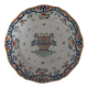 Assiette en faience de Desvres decor Rouen signé René Delarue