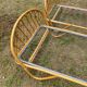 Pair of single rattan beds, 1960s