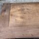 Antique low sideboard in solid cherry wood with 2 doors and 3 drawers