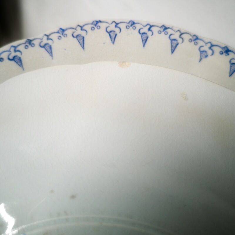 Duo of dessert plates U&C Sarreguemines - model Flore