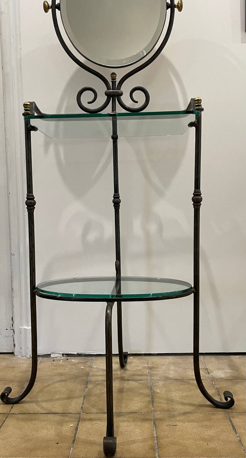 Wrought iron bathroom caddy