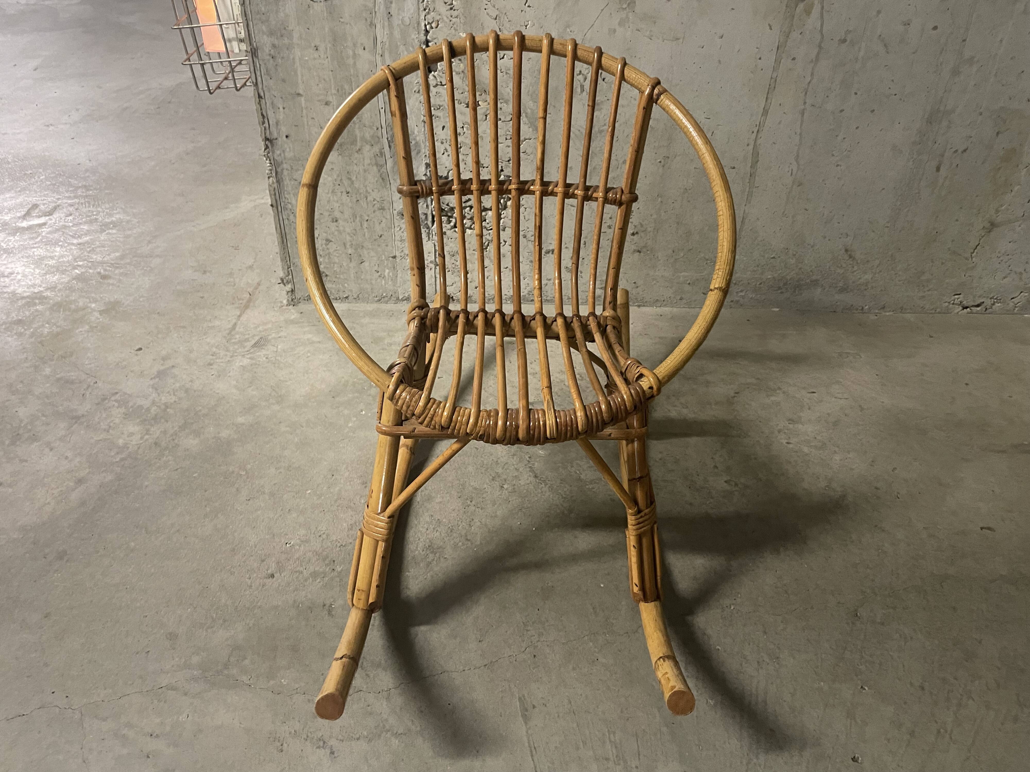 Rocking-chair enfant, années 60
