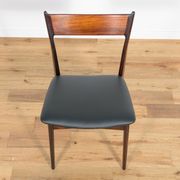 Mid Century Rosewood Dining Chairs by  H. P. Hansen for Randers Møbelfabrik, 1960s, Set of 4