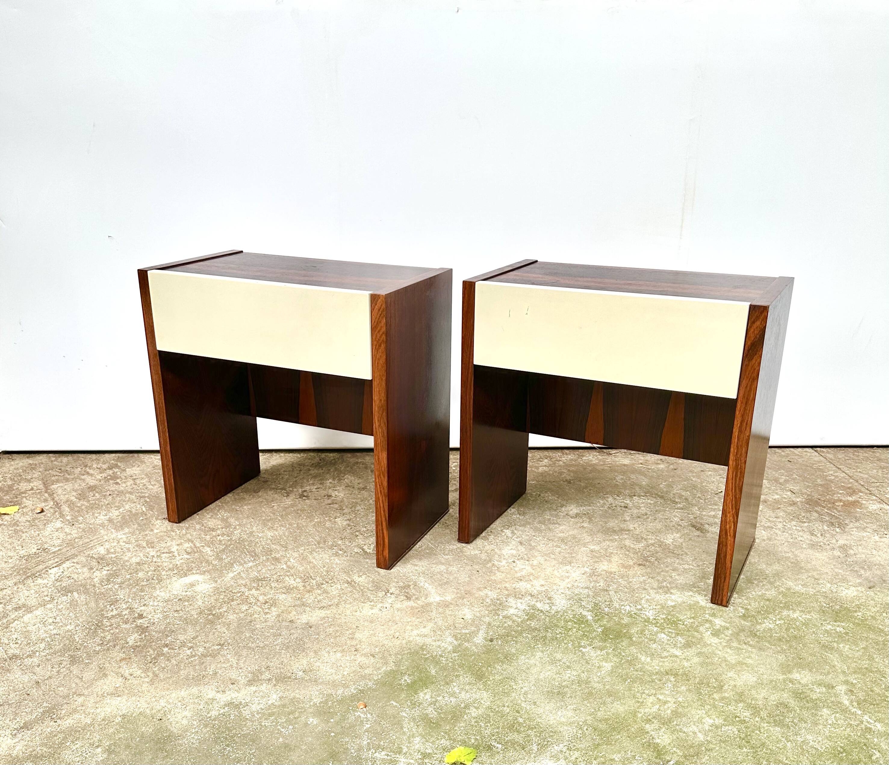 Palissander besides tables Netherlands 1960