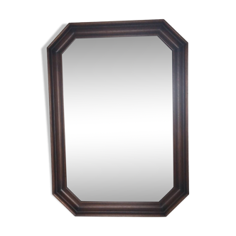 Octagonal Molded Wooden Mirror