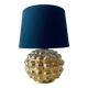 Lampe céramique bulles or