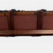 Canape scandinave vintage en cuir noir