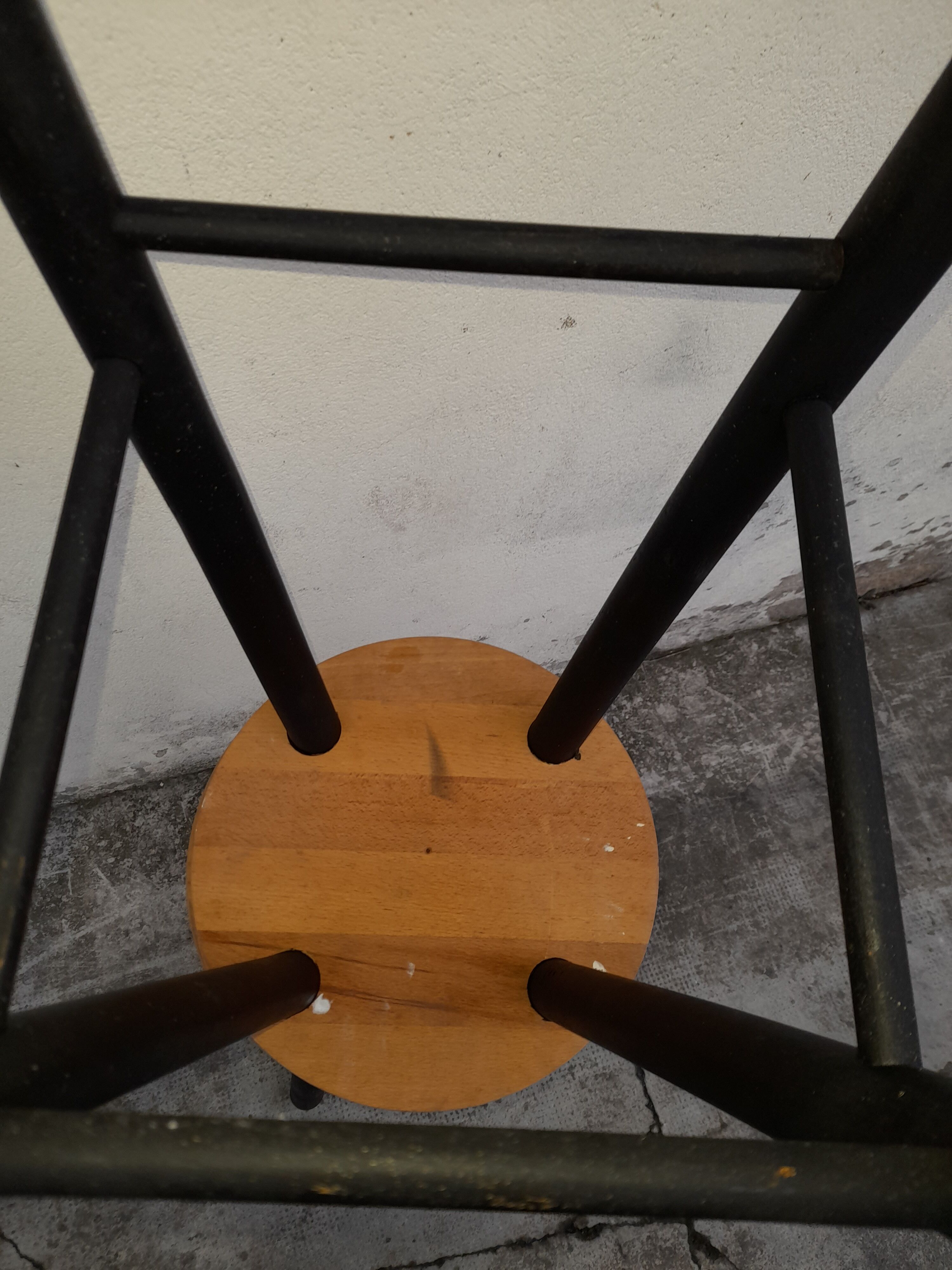 Pair of wooden stools