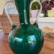 Glass amphora vase