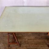Former desk of architect work console table modernist vintage