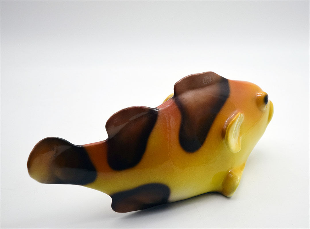 Fish in glazed ceramic 1960's