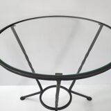 Vintage 1950s pedestal side table