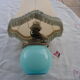 BLUE OPALINE BEDSIDE LAMP