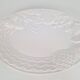 Vintage Large White Majolica Serving Bowl with Relief Fruits by A. Santos, Portugal, 1970s