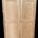 Solid oak cloakroom with 2 doors