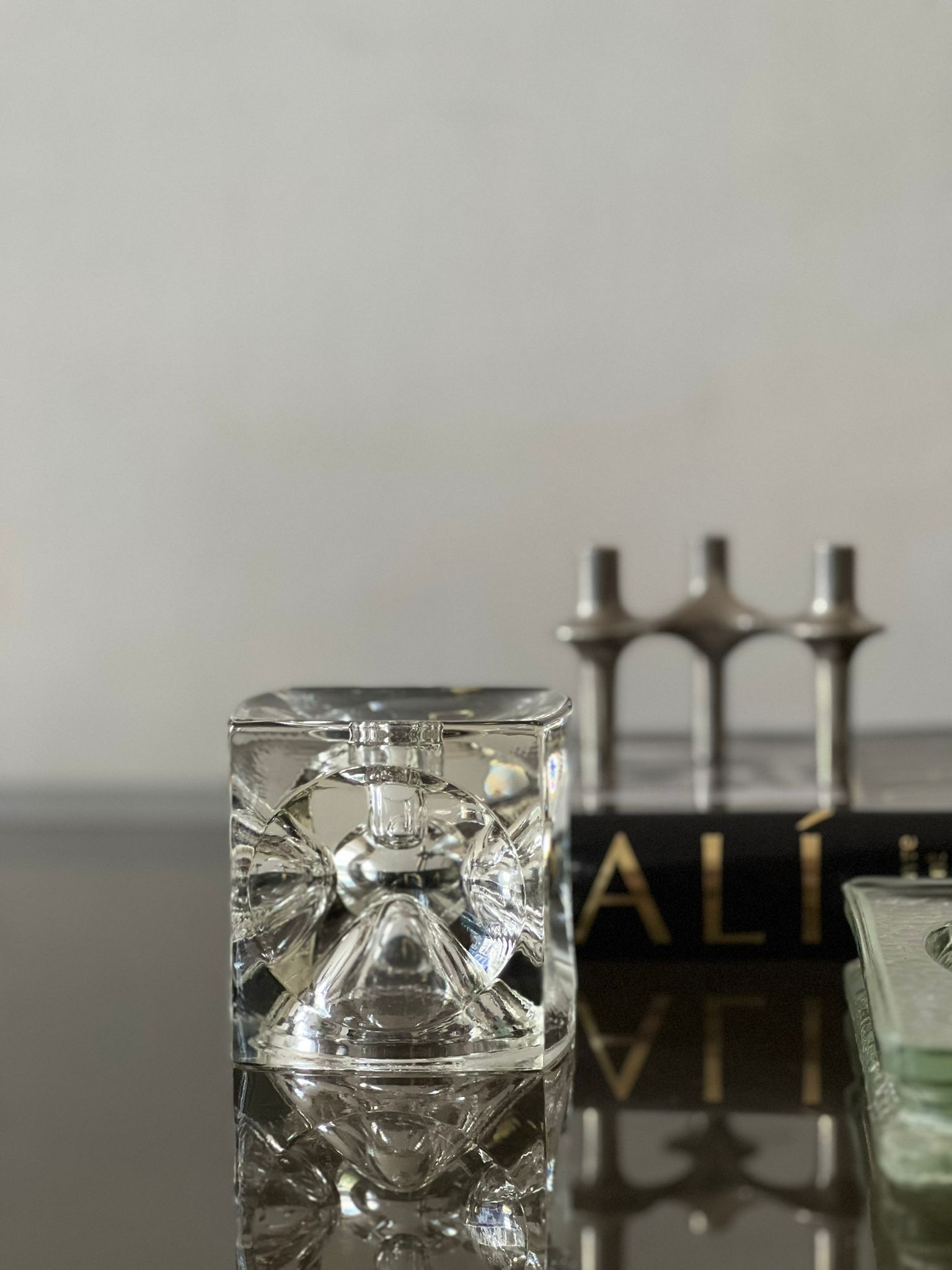 Icicle candle holder by Peill and Putzler, Germany 1970