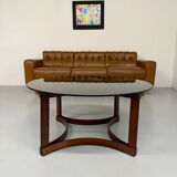 Vintage 1970s De Sede DS-40 camel leather 3-seater sofa