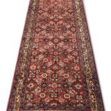 Vintage Hussein Abad Rust Runner, Hand-Knotted Wool Rug 92 x 290 cm