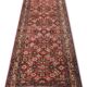 Vintage Hussein Abad Rust Runner, Hand-Knotted Wool Rug 92 x 290 cm