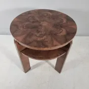 Art Deco Wood Table, 1940s