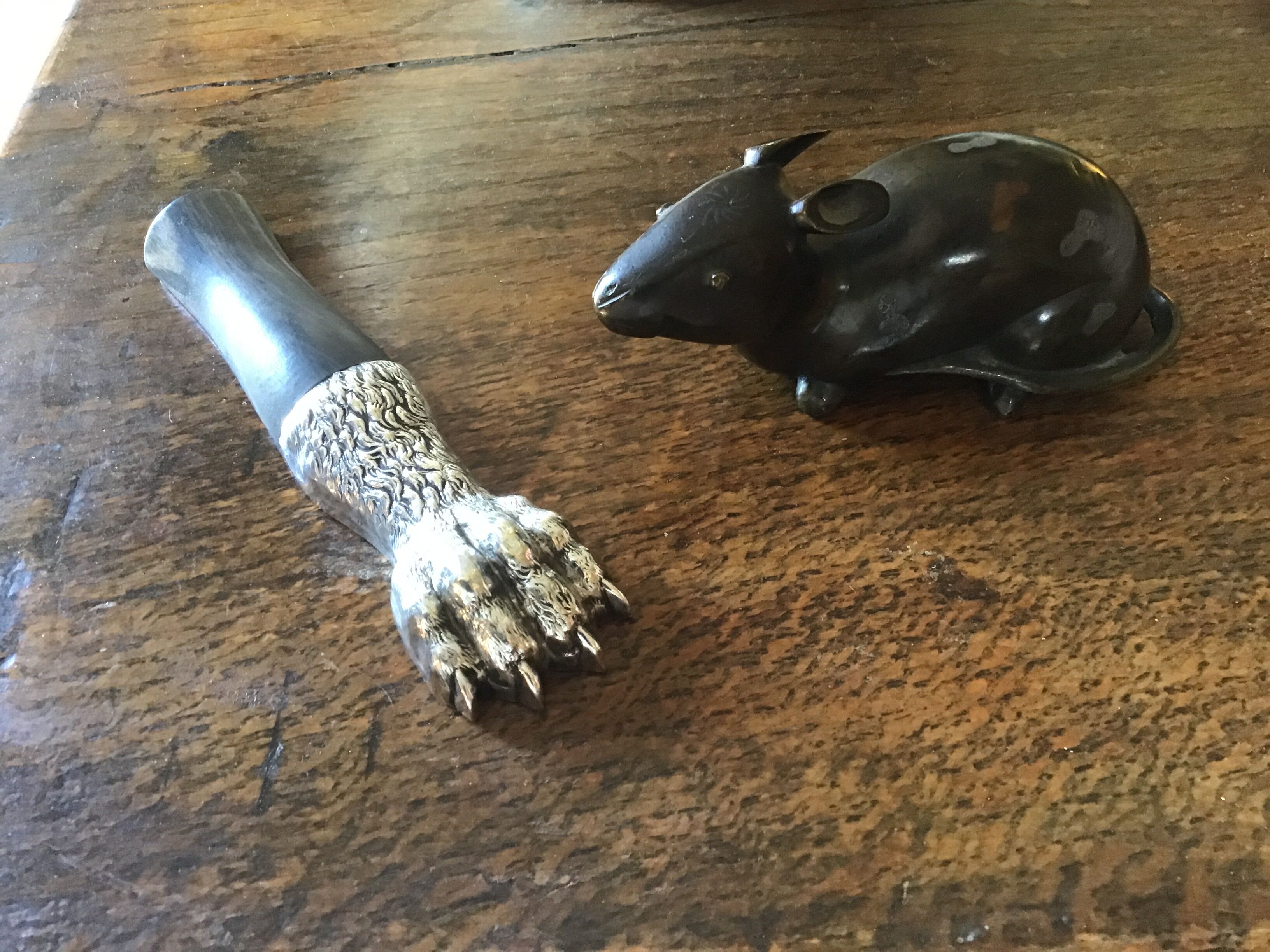 Silver metal bottle opener ravinet d'enfer