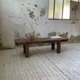 Brutalist workbench solid cherry coffee table