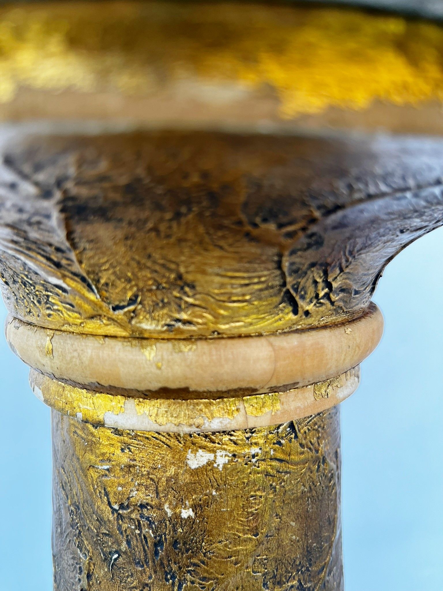 Pedestal empire gilded 1900 - mid 20th century