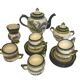 Henriot Quimper, glazed earthenware service, Genêt Bruyère model, 20th century