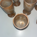Lot verres en grés