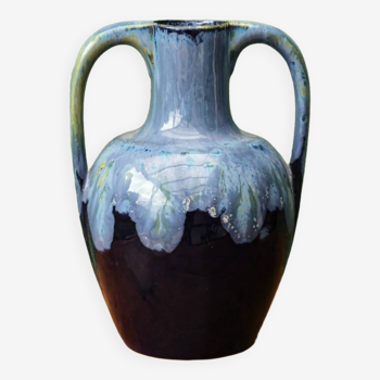 Alpho vase in flamed stoneware