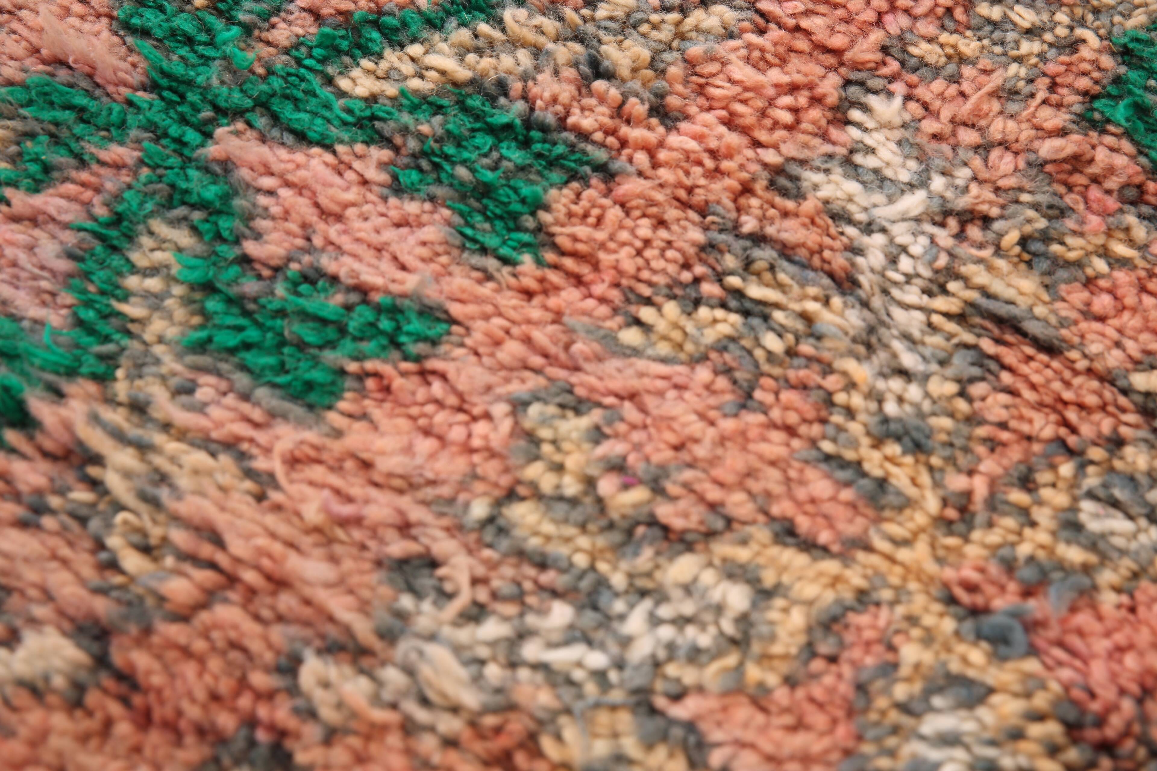 Vintage Moroccan Rug 185 x 290 cm - Old Boujaad Rug - Berber Rug Handmade