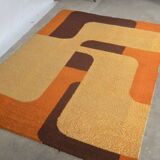 Vintage space age rug 1970
