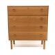 Scandinavian oak chest of drawers, Sweden, 1960
