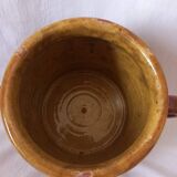 Glazed terracotta pot