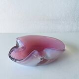 Large Murano pocket tray in opaline