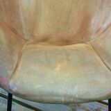 Pair of armchair flesh circle for Lusch Erzeugnis, 1960