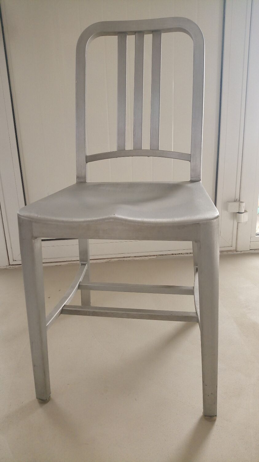 Lot de 4 chaises us navy emeco