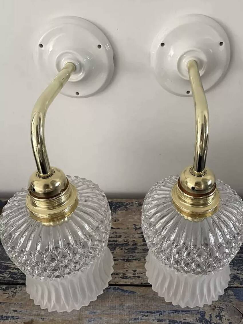 Pair of vintage wall lights