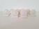 White porcelain name holder