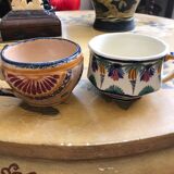 Set of Quimper large cups
