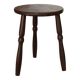 Antique tripod stool in turned wood