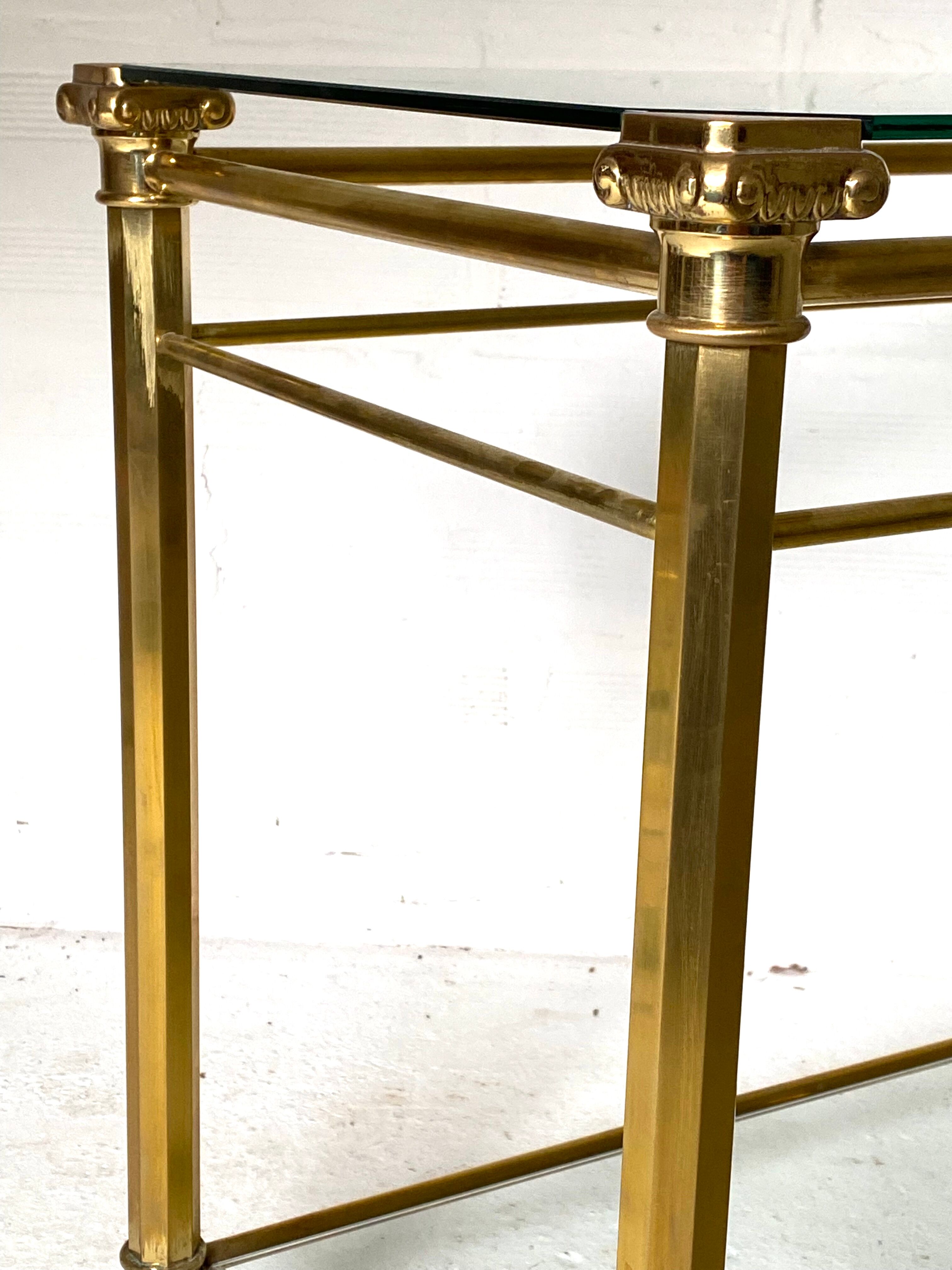Rolling service in brass