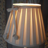 Bedside table with lamp