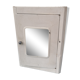 Toilet cabinet pharmacy old mirror tole